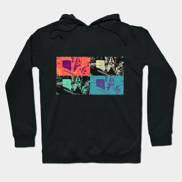 Juice Fridge Kennedy - Pop Art Hoodie by Claire French